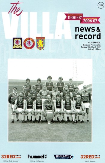Match programme